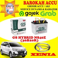 Aki Gs Astra Mobil Daihatsu Xenia Gs Hybrid Ns40Z / 36B20R , 35 Ah