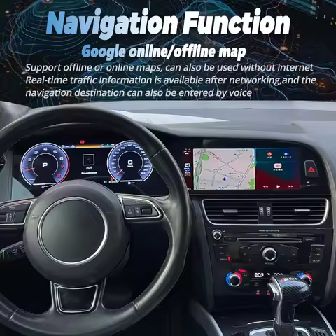 Auto Multimedia Player Navigation For Audi A4 A5 S4 S5 B8 GPS Navigation Auto Stereo Head Unit Multi