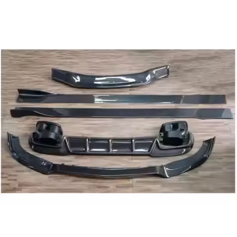 Carbon Fiber Body Kit for Mercedes Benz E63 W212 Facelift B Style Front Lip Spoiler Side Skirt Diffu