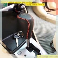 Bọc cần số phanh tay VIOS 2012-2018 ALTIS CAMRY 2018-2023 số tự động da bò thật bảo hành 2 năm