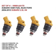 4pcs OEM 550cc JECS / Subaru Side Feed Fuel Injector For Forester Impreza Legacy 16600-AA170 16600AA
