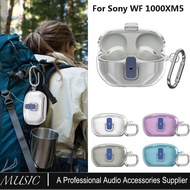 for Sony WF 1000XM5 (2023) Case Cover, Clear Soft TPU Protective Earbuds Case for Sony WF-1000XM5 Ca