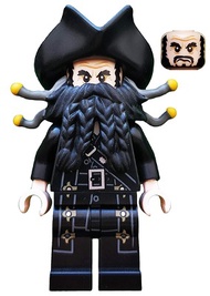 lego 樂高 minifigures 人仔 Pirates of the Caribbean 加勒比海盜 4192 poc007 Blackbeard 全新 (郵寄)