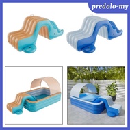 [PredoloMY] Inflatable Slide Pool Water Slide Funny widening Steps Playground Toy Fun Swimming Pool 