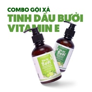 Combo Dầu Gội Dầu Xả Bưởi Ngăn Rụng Tóc Kích Thích Mọc Tóc Từ Thiên Nhiên MILAGANICS Bộ Chăm Sóc Tóc
