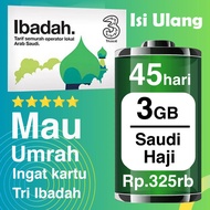 Tri Ibadah Isi Ulang umroh haji arab saudi 3gb 45 hari | Haji Umroh