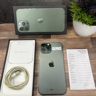 iphone 13 pro max 128gb ex ibox  bh baru ganti 100% fullset