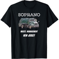 Men's cotton T-shirt Soprano Garbage Truck Waste Management T-Shirt Vintage T-shirt Fast Shipping 4X
