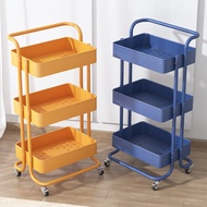 Trolley Storage Rack Floor Multi-Layer Bedroom Home Bathroom Kitchen Mobile Snack Toy Bathroom Storage Rack