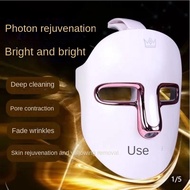 Photon rejuvenation mask household large row of lights led red acne mask beauty instrument facial whitening special