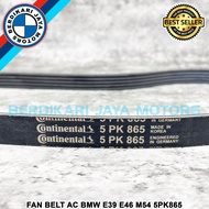 FAN BELT FANBELT AC BMW E39 E46 M54 5PK865 5PK863 5PK 865 5PK 863 BRAND CONTITECH