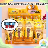 (1 Box Contains 12 Pcs) Blind Box Hippers Anomali Brainrot Premium Mini Figures Tung Selur Mystery H
