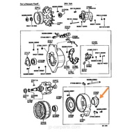 Cover, alternator rear end B engine. Toyota land cruiser BJ40 1974-79. New genuine parts, Japan