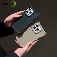 Cat Ears 3D Waves Phone Case For Samsung Galaxy A73 A57 A56 A55 M55 F55 A54 A53 A52 A52S A51 A50 A50