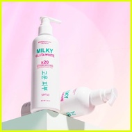 Keisha White Milky Gluta White Lotion x20 Whitening Premium Lotion SPF50