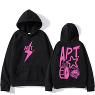 APT New Song Hooded ROSÉ & Bruno Mars O-neck Vintage Sweatshirt Sweatwear Couple Gothic Clothing Sud