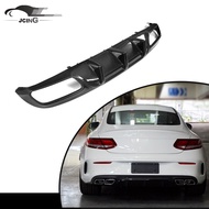 C205 C63 Carbon Fiber Rear Bumper Lip Diffuser for Mercedes Benz C63 AMG Coupe 2015 - 2019