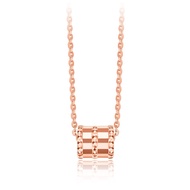 CHOW TAI FOOK 18K 750 Rose Gold Necklace with Pendant - 小蛮腰 E124841