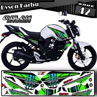 Decal Sticker Striping Variation Byson Carburetor 2010-2015 Old Byson/ MONSTER Motif (Byson 2010-Bys