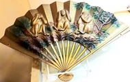 金屬鐵器猴子掛牆扇