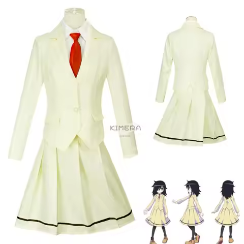Kuroki Tomoko Cosplay Anime Watamote Cosplay Costume Woman School jk Outfit Dress Hallowen Party Uni