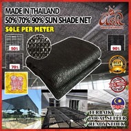 50%70%90% Thailand Made Black Sun Shade Orchid Net Jaring Orkid Hitam Jaring Naungan