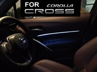 ของแต่ง Toyota Corolla Cross เพิ่มแสงแผงประตู 2 ชิ้น