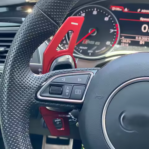Car Steering Wheel Shift Paddle Extension For Audi A5 Coupe S3 Cabriolet S5 RS3 RS6 Avant RS7 Sportb