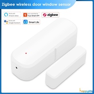 Tuya Smart Zigbee Door Window Contact Sensor Smart Home Wireless Door Detectors Open/close App Remote Alarm For Home HAPPYLIFE1 HAPPYLIFE1