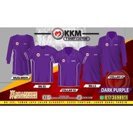 |TSHIRT KKM DARKPURPLE |Baju KEMENTERIAN KESIHATAN|MUSLIMAH|COLLER| Lelaki & Wanita|KKM Work Wear |M