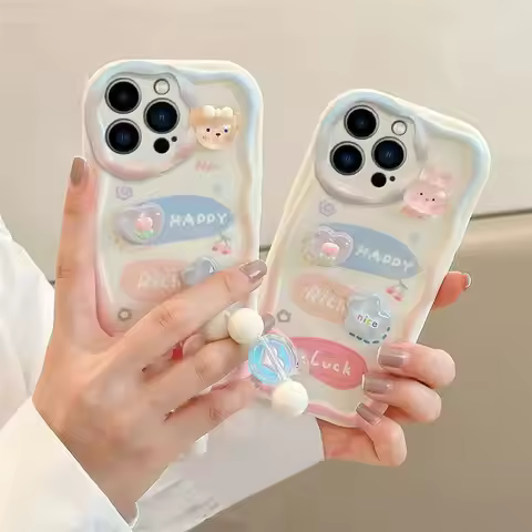 Lucky Crystal Bunny Phone Case For Huawei Nova 13 Pro 12 12i 11 11i 10 9 SE Y9S P40 Lite P50 P60 Pur