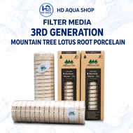 3rd Generation Mountain Tree Lotus Root Porcelain (25cm x 8cm) 1 Bar