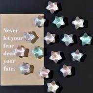 5pcs/8pcs/10pcs/15pcs/12pcs Shiny Star Fridge Magnets Set, Cute Cartoon Magnetic Decorative Stickers
