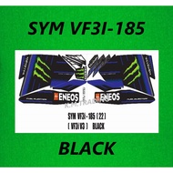 SYM VF3I-185 [V3] (22) BLACK (RM2024)