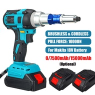 2.4-5mm Brushess Electric Rivet Guns Drill Riveting Tool Cordless Rivet Nut Guns Screwdriver For 18V