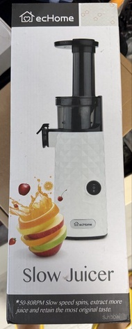 EcHome SJ130W 慢速榨汁機 全新 50-80RPM 低速旋轉 SJ130W