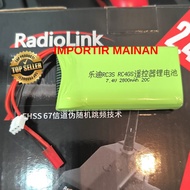 Original radiolink 7.4v 2800mAH transmitter RC3S RC4GS RC6GS lipo battery