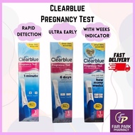 FPpharmacy Clearblue Pregnancy Test (Rapid Detection-1 minutes/Ultra Early-6days/ With Week Indicato