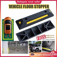 52cm Rubber Stopper Double Stop Solid Parking Stopper Rubber Wheel Stopper Garage Rubber Parking Sto
