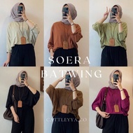 [READY Stock] Soera Batwing | Batwing | Women's T-Shirt | Batwing Shirt