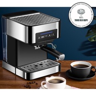 MESIN Automatic Espresso Coffee Maker Frothing Machine 20 Bar 850W 1.6L - CM6863 - Black