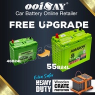AMARON GO NS60L | 46B24L/LS | 55B24L 55B24LS (MF) - 45AH - Car Battery - Vios Altis Livina Almera Ci