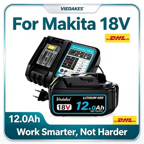 💎For Makita 18V 8.0Ah Replacement Battery, Compatible with BL1840B DHP484 Cordless Drill
