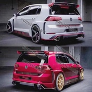 BigSale Hot Sale For VW Golf Mk7 Mk7.5 STANDARD Spoiler Gloss Black Rear Roof Boot T C-R Style Spoil