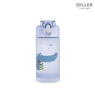 Diller Tritan Flask 550ml D8849 กระติกน้ำเด็กฝากดหลอดแบนพร้อมล็อก BPA FREE รับประกันสินค้า ขวดพลาสติกไททั้นเบาและทนทาน กระติกน้ำพกพา ขวดน้ำหัดดื่มเด็ก ขวดน้ำน่ารัก ขวดน้ำไปโรงเรียน กระติกน้ำเด็ก Kid Water Bottle