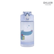 [ส่งจากไทย] Diller Tritan Flask 550ml D8849 กระติกน้ำเด็กฝากดหลอดแบนพร้อมล็อก BPA FREE รับประกันสินค