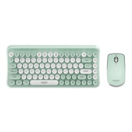 Anitech Wireless Keyboard & Mouse Combo ชุดคีย์บอร์ดและเมาส์ไร้สาย สไตล์ Retro รุ่น OPA809