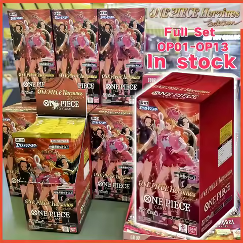 Genuine One Piece Tcg Cards - Full Set Op01-Op13 Heroines Edition Ebc-03/Eb03 Japanese Booster Box T