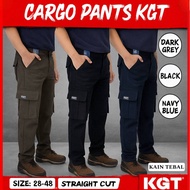 CARGO PANTS KGT (SELUAR POCKET TEPI) (SELUAR KERJA PANJANG) KAIN TEBAL SELUAR KARGO