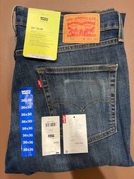 Levis 511 slim 原色單寧牛仔褲 W36 L30 36腰